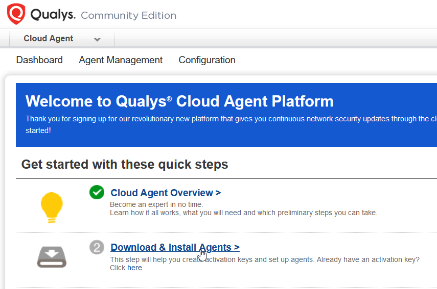 Qualys Cloud Agent Setup 02